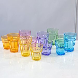Trend Glass Szklanki do wody i napojów Gigi Rainbow Blast 280 ml 11