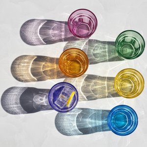 Trend Glass Szklanki do wody i napojów Gigi Rainbow Blast 280 ml 7