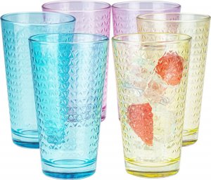 Trend Glass Szklanki do wody i napojów Tressa Summer Vibes 400 ml 1