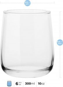 Trend Glass Szklanki do wody i napojów Emma 340 ml 3