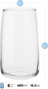 Trend Glass Szklanki do wody i napojów Emma 520 ml 3