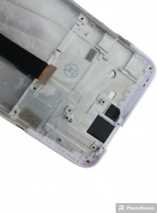 GregooLCD Wyświetlacz Motorola One Fusion Plus ramka biała 2