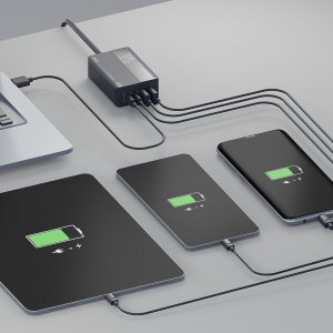 Ładowarka Newell Tech T-power 2x USB-A 2x USB-C 5 A (NL3569) 5
