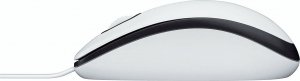 Mysz Logitech Myszka przewodowa Logitech M100 white biała sensor optyczny 4