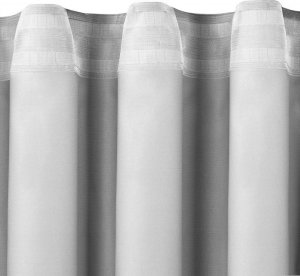 Homede Homede Zasłona MILANA szenilowa na taśmie wave 220x245 różowa 6