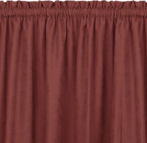 Homede Homede Zasłona MILANA szenilowa z tunelem 420x225 koralowa wzór 2 1