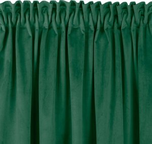 Homede Homede Zasłona VILA klasyczna velvetowa na taśmie smok 200x300 butelkowa zieleń wzór 6 1