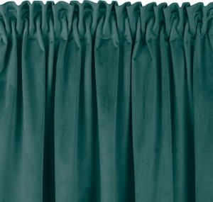 Homede Homede Zasłona VILA velvetowa na taśmie smok 135x300 morska wzór 2 1