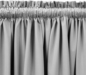 Homede Homede Zasłona VILA velvetowa z tunelem 200x175 szara wzór 2 6