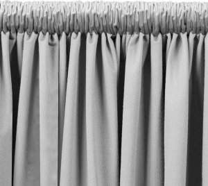 Homede Homede Zasłona VILA velvetowa z tunelem 200x270 szara wzór 1 6