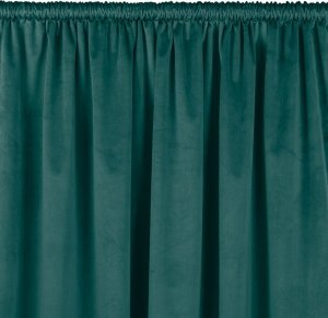 Homede Homede Zasłona VILA velvetowa z tunelem 530x245 morska wzór 1 1