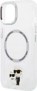 Karl Lagerfeld Etui Karl Lagerfeld KLHMP13MHNKCIT Apple iPhone 13 hardcase transparent Iconic Karl&Choupette Magsafe 6