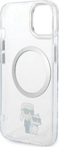 Karl Lagerfeld Etui Karl Lagerfeld KLHMP13MHNKCIT Apple iPhone 13 hardcase transparent Iconic Karl&Choupette Magsafe 7
