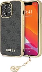 Guess Etui Guess GUHCP14XGF4GGR Apple iPhone 14 Pro Max szary/grey hardcase 4G Charms Collection 1