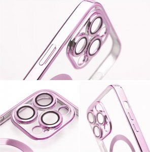 Braders Etui Futerał Electro Mag Cover do iPhone 14 złoty róż 4