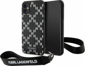 Karl Lagerfeld Etui Karl Lagerfeld KLHCN61SAKLMBSK Apple iPhone 11/XR czarny/black hardcase Monogram Losange Saffiano 1