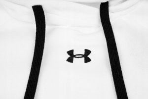 Under Armour Bluza damska Under Armour Rival Fleece HB Hoodie biała 1356317 100 XL 2
