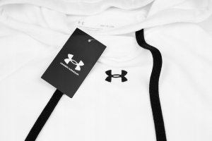 Under Armour Bluza damska Under Armour Rival Fleece HB Hoodie biała 1356317 100 XL 4