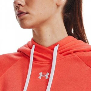 Under Armour Bluza damska Under Armour Rival Fleece HB Hoodie pomarańczowa 1356317 877 L 4