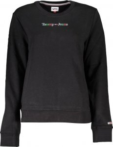 Tommy Hilfiger BLUZA TOMMY HILFIGER BEZ ZAMKA DAMSKA CZARNA XS EU 1