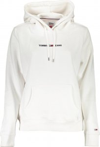 Tommy Hilfiger BLUZA TOMMY HILFIGER BEZ ZAMKA DAMSKA BIAŁA L 1