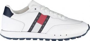 Tommy Hilfiger BIAŁE MĘSKIE BUTY SPORTOWE TOMMY HILFIGER USA: 9, UK: 8.5 1