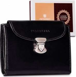 Peterson Skórzany portfel damski z systemem RFID zapinany na zatrzask  Peterson NoSize 1