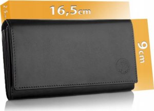 Betlewski BETLEWSKI Skórzany portfel damski BASIC 11