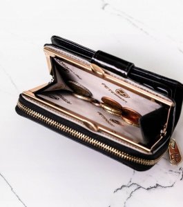 Peterson Skórzany portfel damski na zatrzask  Peterson NoSize 8