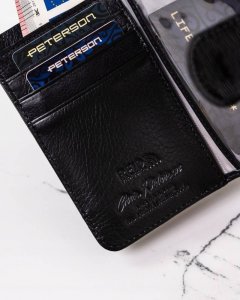 Peterson Skórzany portfel damski na zatrzask  Peterson NoSize 9