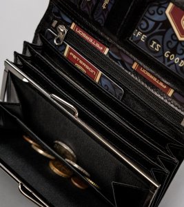 Peterson Duży portfel damski z systemem RFID Protect NoSize 9