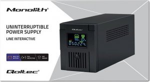 UPS Qoltec Monolith 1500VA USB (53770) 5