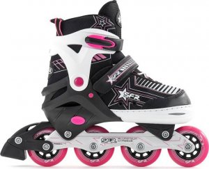 Rolki SFR Pulsar rekreacyjne regulowane różowe r. 25.5-29 2