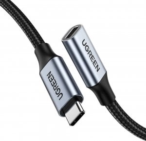 Kabel USB Ugreen USB-C - USB-C 0.5 m Czarny (80810B) 1