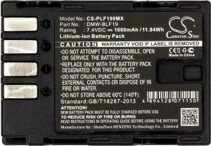 Akumulator Cameron Sino Akumulator Bateria Typu Dmw-blf19 / Dmw-blf19e Do Panasonic / Cs-plf190mx 3