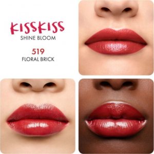 Guerlain GUERLAIN KISSKISS SHINE BLOOM LIPSTICK 519 FLORAL BRICK 3,2g 4