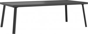 vidaXL Ogrodowy stolik kawowy, antracytowy, 110x55x35 cm, stalowy 2