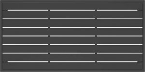 vidaXL Ogrodowy stolik kawowy, antracytowy, 110x55x35 cm, stalowy 5