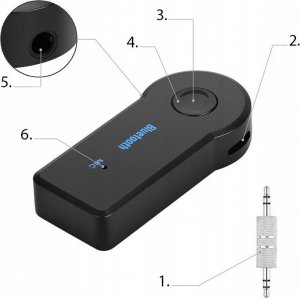 Adapter bluetooth Verk ODBIORNIK DŹWIĘKU ADAPTER BLUETOOTH AUX MINIJACK 5