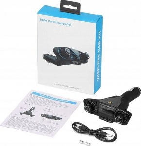 Transmiter FM Verk TRANSMITER FM BLUETOOTH USB 5.0 WIELOFUNKCYJNY 8W1 3