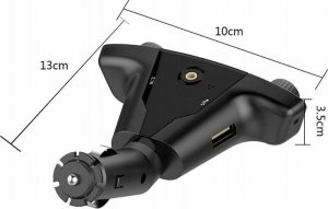 Transmiter FM Verk TRANSMITER FM BLUETOOTH USB 5.0 WIELOFUNKCYJNY 8W1 7