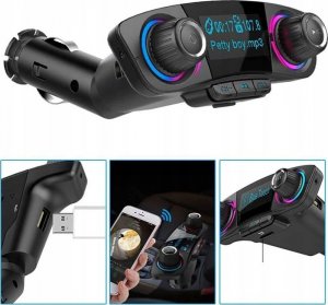 Transmiter FM Verk TRANSMITER FM BLUETOOTH USB 5.0 WIELOFUNKCYJNY 8W1 9