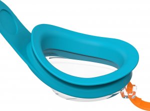 Speedo Okulary Pływackie Junior Sea Squad Blue/Orange 4