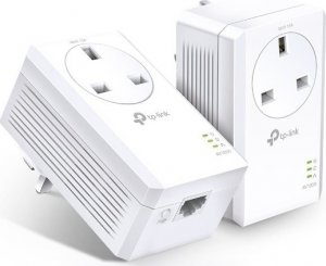 Adapter powerline TP-Link AV1000 Gigabit Passthrough Powerline Starter Kit 1