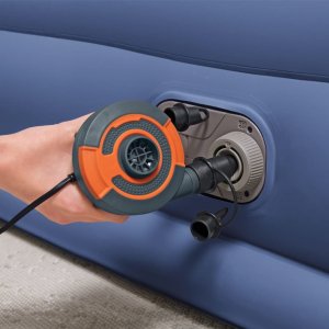 Bestway Dmuchane łóżko Tritech, 2-os., 203x152x56 cm, niebiesko-szare 9