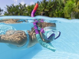 Bestway Dziecięcy Zestaw Do Nurkowania Różowy Maska, Płetwy, Rurka 25046 4