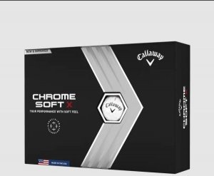 CALLAWAY Piłki golfowe CHROME SOFT X 1