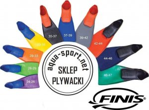 Finis Płetwy Treningowe Pływackie Long Floating Red/Blue R.37/39 2