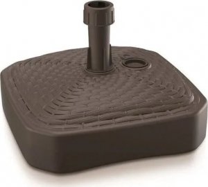 Prosperplast Podstawa do parasola kwadratowa ratan brązowa 2