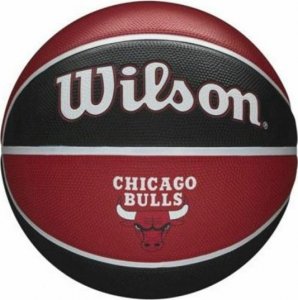 Wilson Piłka do Koszykówki NBA Team Tribute Chicago Bulls Czerwona 1